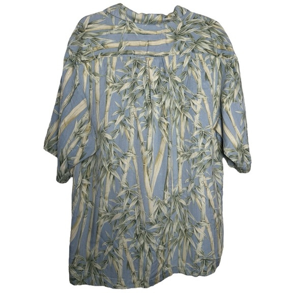 Jamaica Jaxx Men's Silk Short Sleeve Hawaiian Camp Shirt Size Medium - Picture 7 of 9